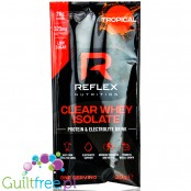 Reflex Clear Whey Isolate, Tropical - hydrolizat, przezroczysta odżywka białkowa bez laktozy