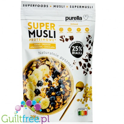 Purella Super Muesli Protein cocoa, peanuts, chocolate