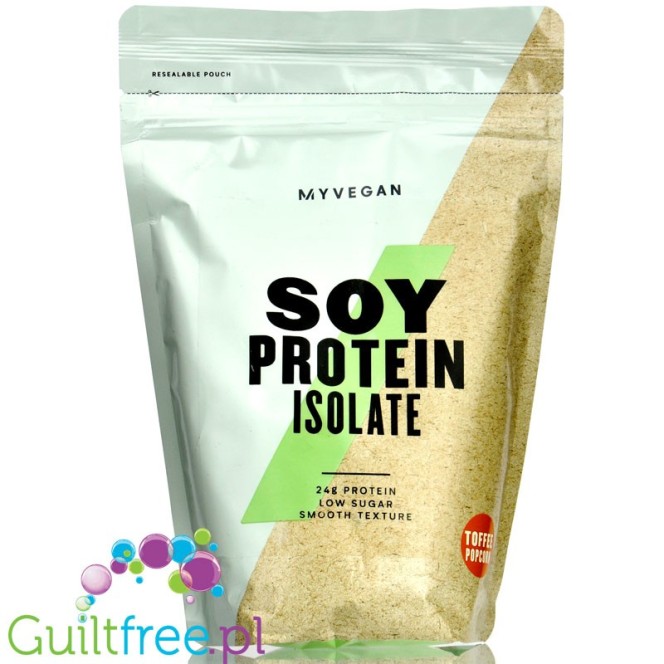 MyProtein Vegan Soy Protein Isolate Toffee Popcorn 500g