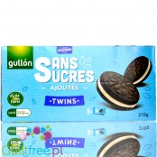Gullón Sans Sucres Twins - kakaowe markizy z kremem śmietankowym, bez cukru 210g