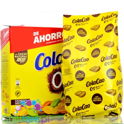 Cola Cao 0% Azúcares Añadidos: con Cacao Natural 0,8kg