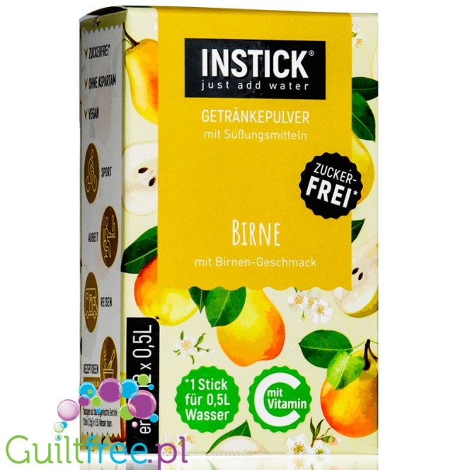 INSTICK Pear Sticks sugar free instant drink