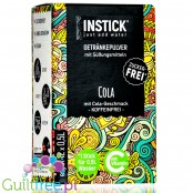 InStick Cola Sticks - rozpuszczalna saszetka smakowa do napoi bez cukru, Cola, bez kofeiny