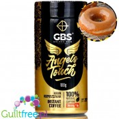 GBS Angel's Touch instant flavored coffee with caffeine boost,  caramel donut
