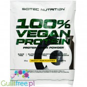 Scitec 100% Vegan Biscuit Pear - wegańska odżywka proteinowa, unikatowy smak Gruszka & Biszkopt