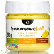 CD Bananowelove - krem o smaku bananowym bez dodatku cukru, bez oleju palmowego)