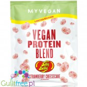 MyProtein Vegan Protein  Jelly Belly - Strawberry Cheesecake, edycja limitowana saszetka 32g