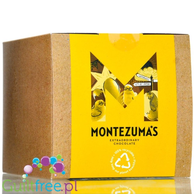 EASTER Montezuma's Dark Chocolate Absolute Black Egg 100% Cocoa Solids with Cocoa Nibs 250g