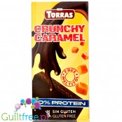 Torras Fitstyle MUST Crunchy Salted Caramel - gluten-free protein chocolate without sugar and maltitol