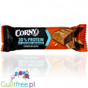 Corny Protein 30% Chocolate - baton białkowy bez dodatku cukru 50g