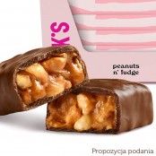 N!CK'S Nick's Peanut n Fudge Milk Chocolate Bar, No Added Sugar, Gluten Free