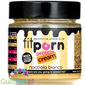 FitPrn Crema Proteica al Nocciola Bianca - Italian no sugar added protein spread