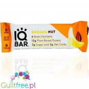 IQ Bar Banana Nut  - wegański keto baton białkowy z Lion's Mane (Banan & Migdały)