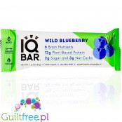 IQ Bar Wild Blueberry - wegański keto baton białkowy z Lion's Mane (Borówkowy)