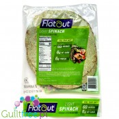 Flatout ISpinach60kcal made with 100% Stone Ground Whole Wheat