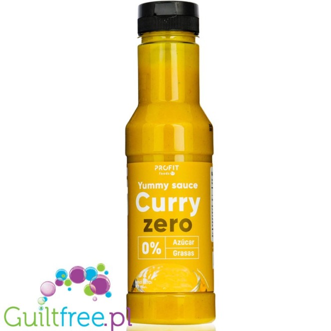 Profit Yummy Sauce Curry - indyjski sos curry bez cukru i bez tłuszczu 6kcal
