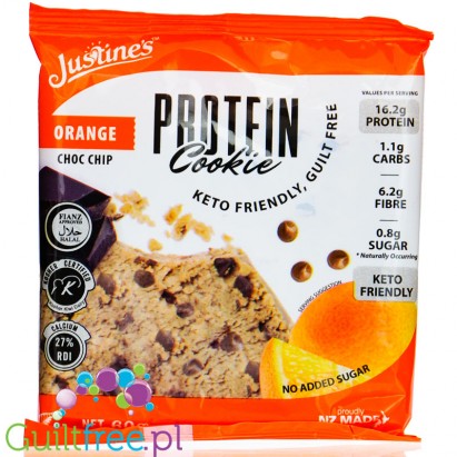 Justine's Cookies Protein Cookie Orange Choc Chip