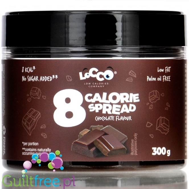 Locco 8kcal  Chocolate - low calorie & low fat thick sugar free spread
