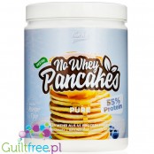 Rocka Nutrition No Whey Pancakes Pure 0,75KG - mieszanka na wegańskie naleśniki proteinowe bez cukru i słodzików