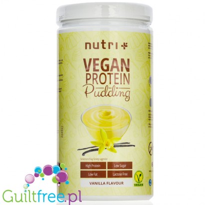 Nutri Plus Vegan Protein Pudding Vanilla 500g - sugar-free vanilla pudding