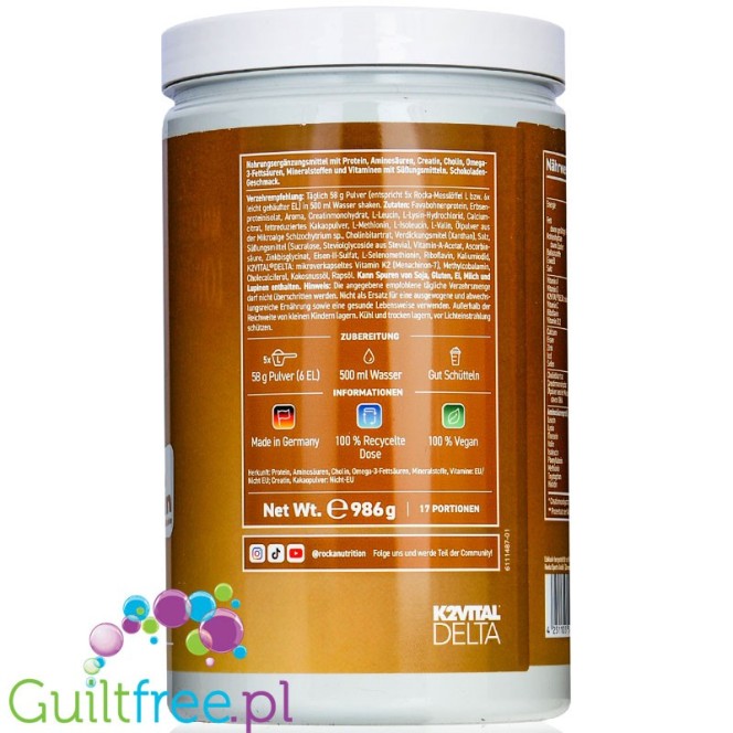 Rocka Nutrition All in One Chocolate Drink 986g  "
