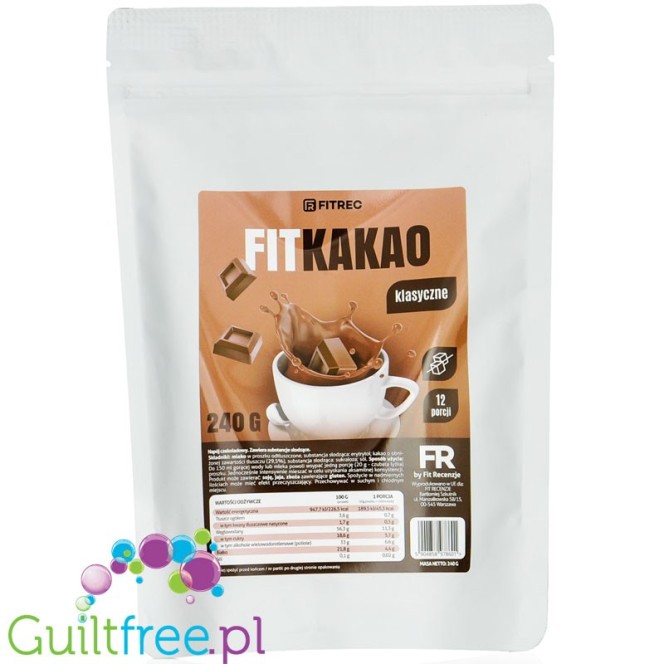 Fitrec FitKakao Classic - chocolate drink without added sugar