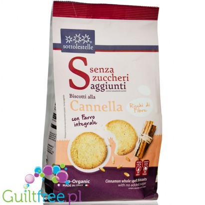 Sottolestelle Cookies Cinnamon with no added sugar