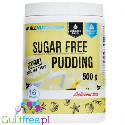 AllNutrition Pudding Vanilla - sugar-free vanilla pudding