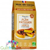 Max De Génie Flan Pâtissier Vanille IG28 - mieszanka na bezglutenowe ciasto waniliowe z niskim IG