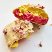 KoxBar Raspberry & Eggnog handmade gourmet protein bar