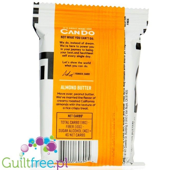 CanDo Keto Krisp Protein Bar by CanDo Almond Butter