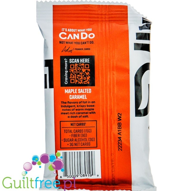 CanDo Keto Krisp Protein Bar by CanDo Maple Salted Caramel