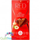 RED Chocolette no sugar added milk chocolate with hazelnuts and macadamia, 35% less calories