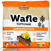 EuroWafel Wafle tortowe Pełnoziarniste 160g bez dodatku cukru