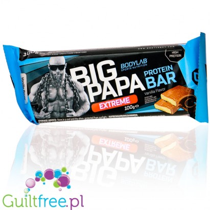 Bodylab24 Big Papa Protein Bar 100g Vanille 