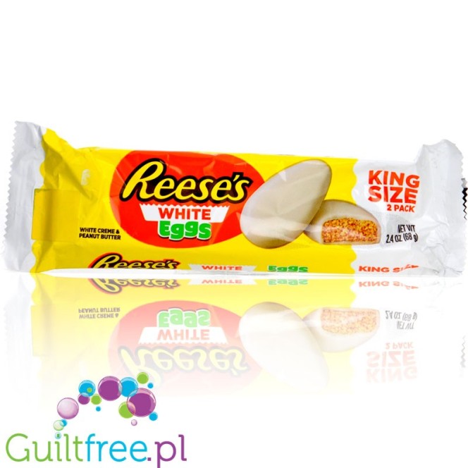 Reese's Easter White Peanut Butter Eggs King Size (CHEAT MEAL)