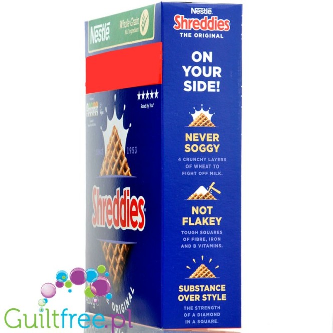 Nestle Shreddies Original - breakfast cereals without added sugar