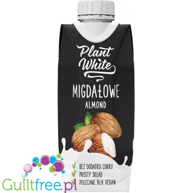 PLANT WHITE MIGDAŁOWE - NAPÓJ MIGDAŁOWY Z DODATKIEM RYŻU 330ML