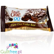 Fibre One 90 Calorie Triple Choc Cake Bar - niskokaloryczny batonik czekoladowy z błonnikiem