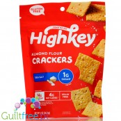 HighKey Snacks Almond Flour Crackers 2oz.- Sea Salt