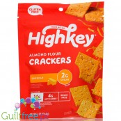 HighKey Snacks Almond Flour Crackers, 2 oz Cheddar
