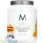 More Nutrition Total Vegan Protein Carrot Cake 0,6kg - wegańska odżywka o smaku ciasta marchewkowego, 23g białka & 106kcal
