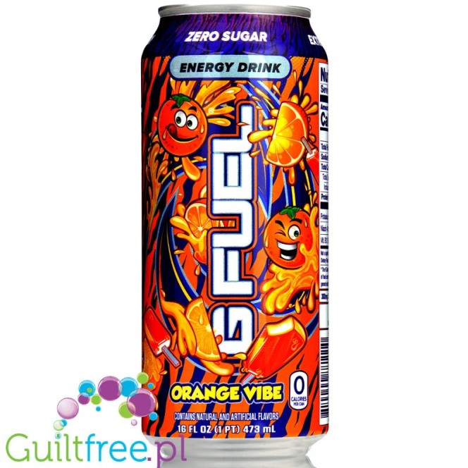 G Fuel Energy Drink Orange Vibe 16oz (473ml)