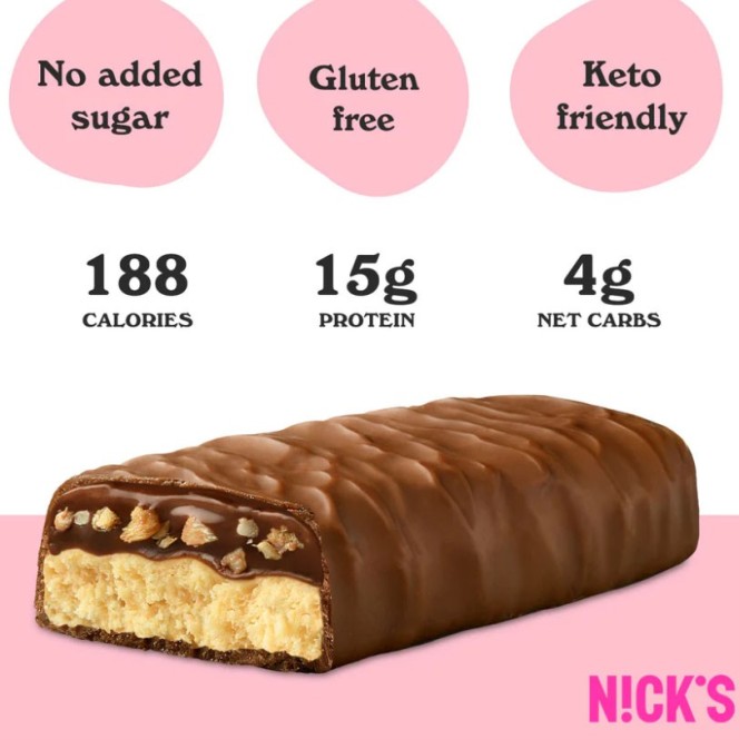 N!CK'S Protein Bar Nougat Crisp 50g