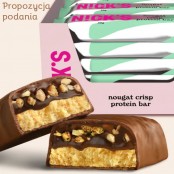 N!CK'S Nougat Crisp Protein Bar 188kcal - baton proteinowy bez dodatku cukru ze stewią i erytrolem