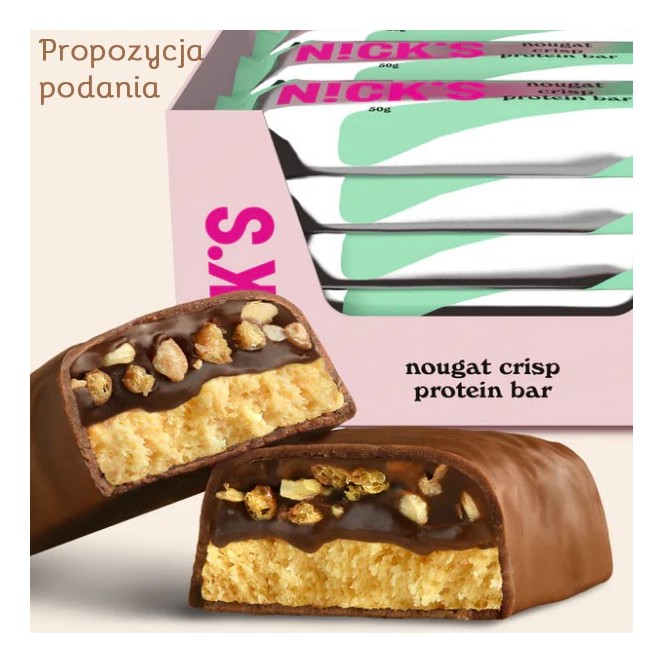 N!CK'S Protein Bar Nougat Crisp 50g