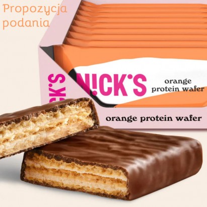 N!CK'S Nick's Protein Waffer, Chocolate Orange 