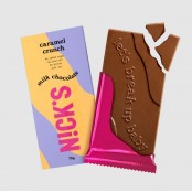 N!CK'S Nicks Milk Chocolate Caramel Crunch 75g