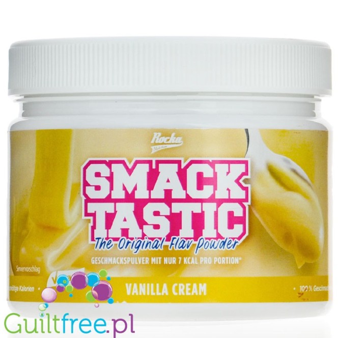 Rocka Nutrition Smacktastic Vanilla Cream - wegański słodzący aromat waniliowy w proszku