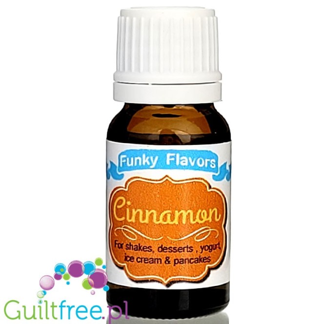 Funky Flavors Cinnamon - aromat cynamonowy bez cukru i tłuszczu
